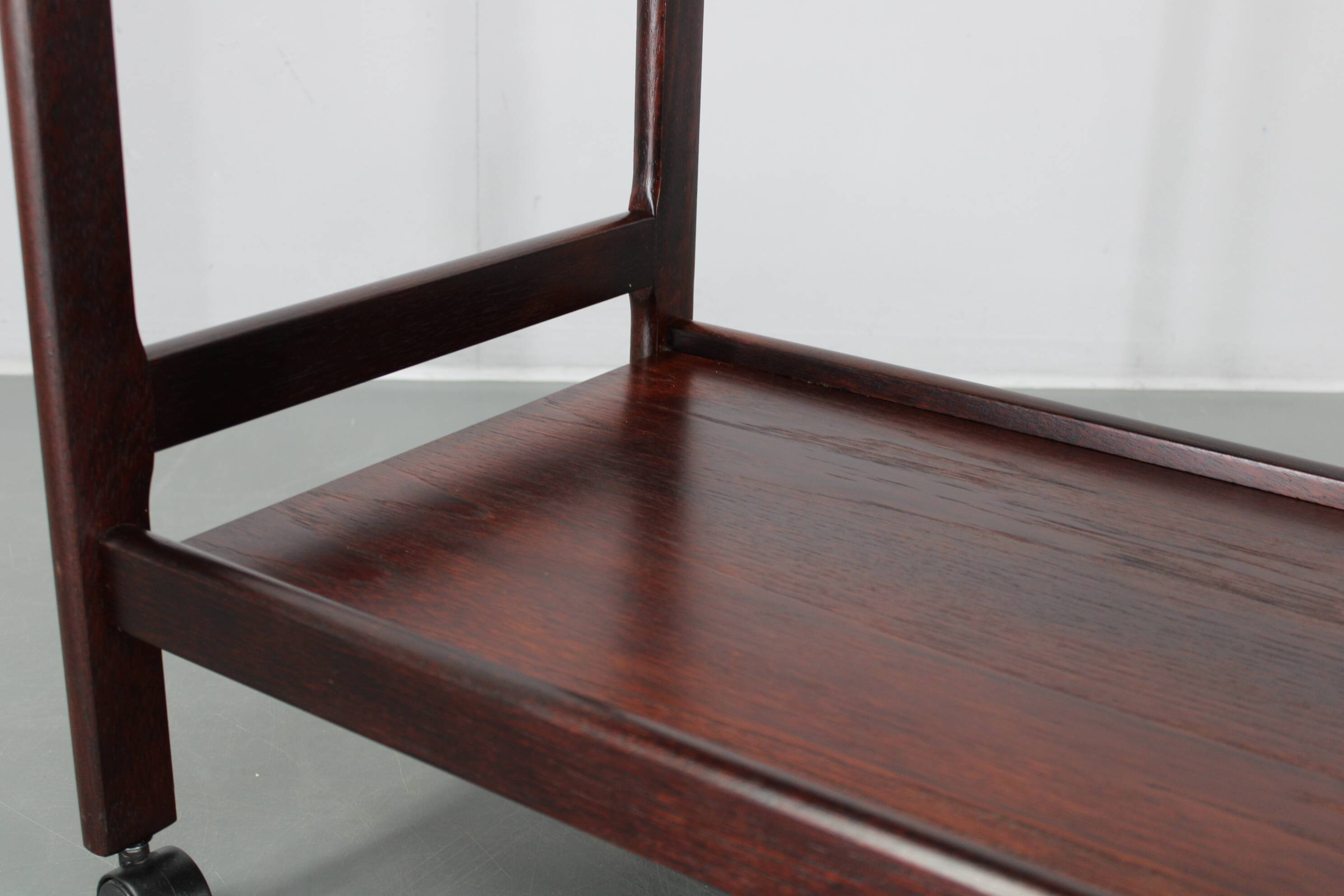 1970s Scandinavian teak serving cart by Brdr Furbo Spøttrup