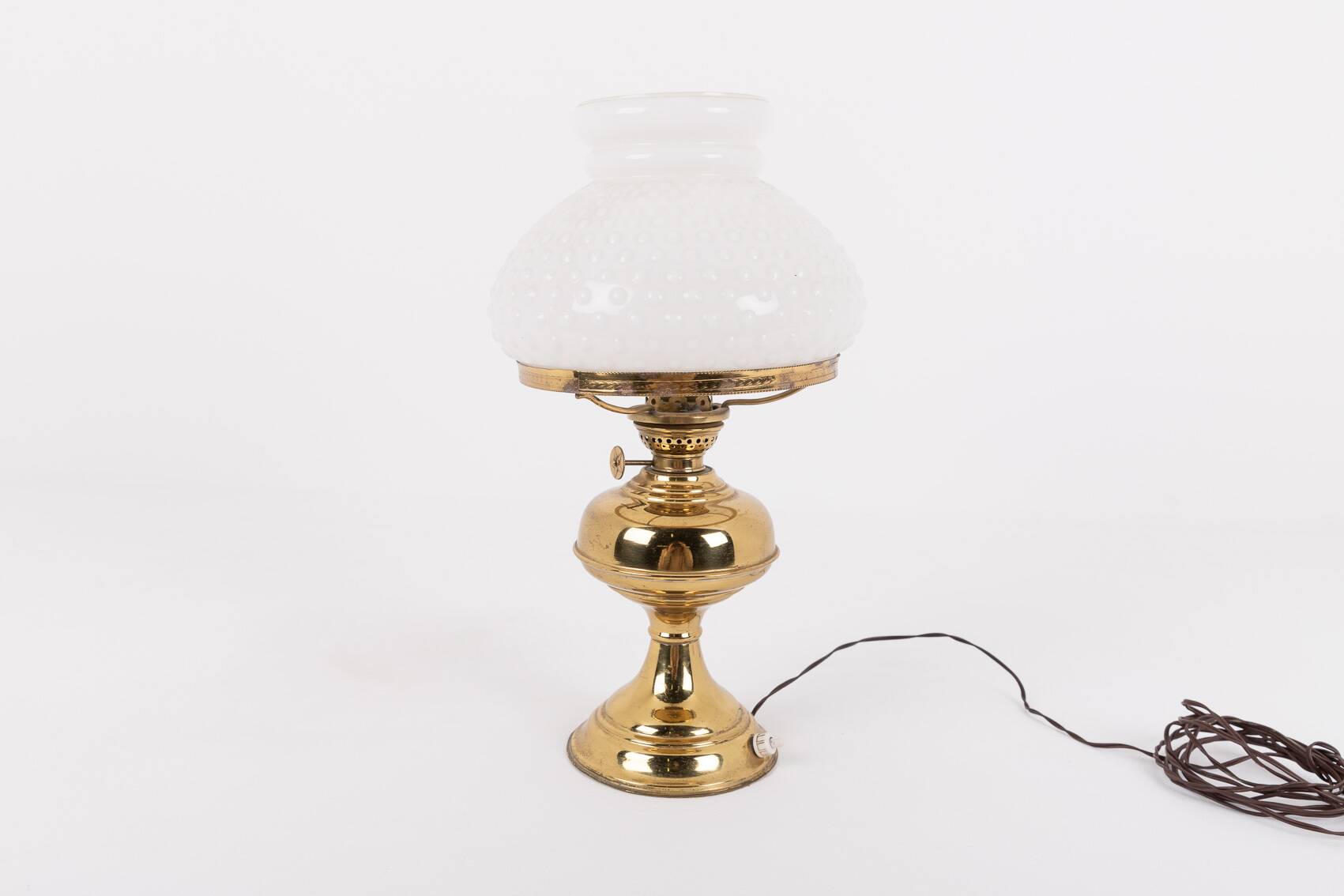 Mid-Century brass table lamp, 1950’s
