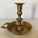 Brass cellar rat candle holder