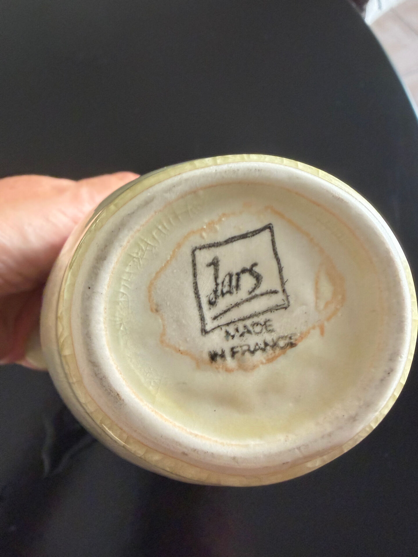 Glazed stoneware sugar bowl jars
