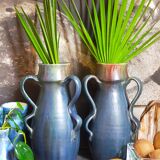 Duo of Flemish pottery of Charles and Auguste Maes early twentieth century