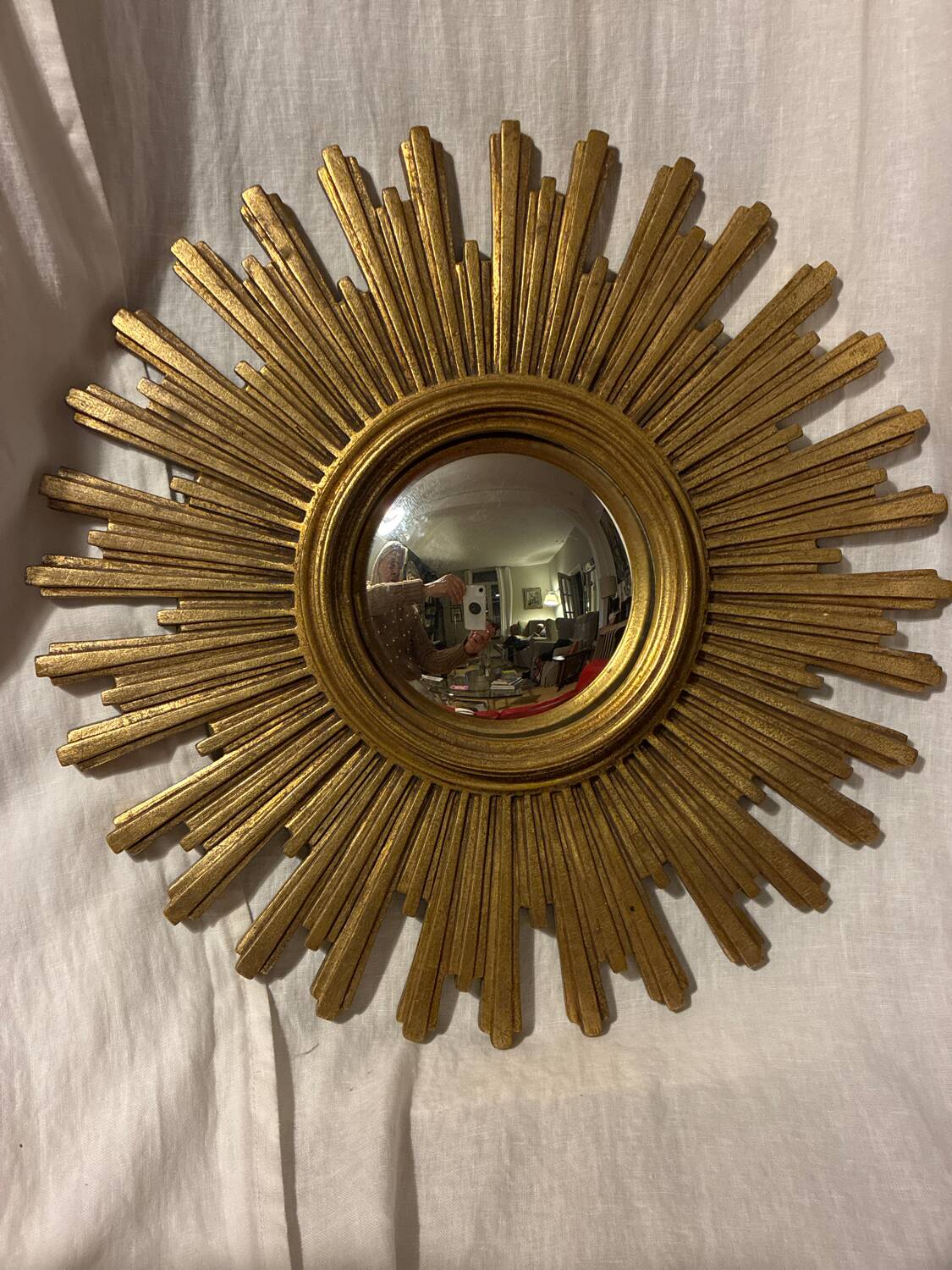 Antique sun mirror