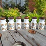 Vintage spice jars from the 70s