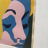 Lithograph entitled "Fra serena on rebecca et helena" by Erik Rasmussen