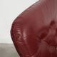 Leather swivel armchair, Danish design, 1970s, made in Denmark