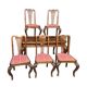Ensemble - 5 chaises style Chippendale.