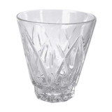 Set of 19 engraved glasses