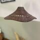 Vintage wicker pendant light