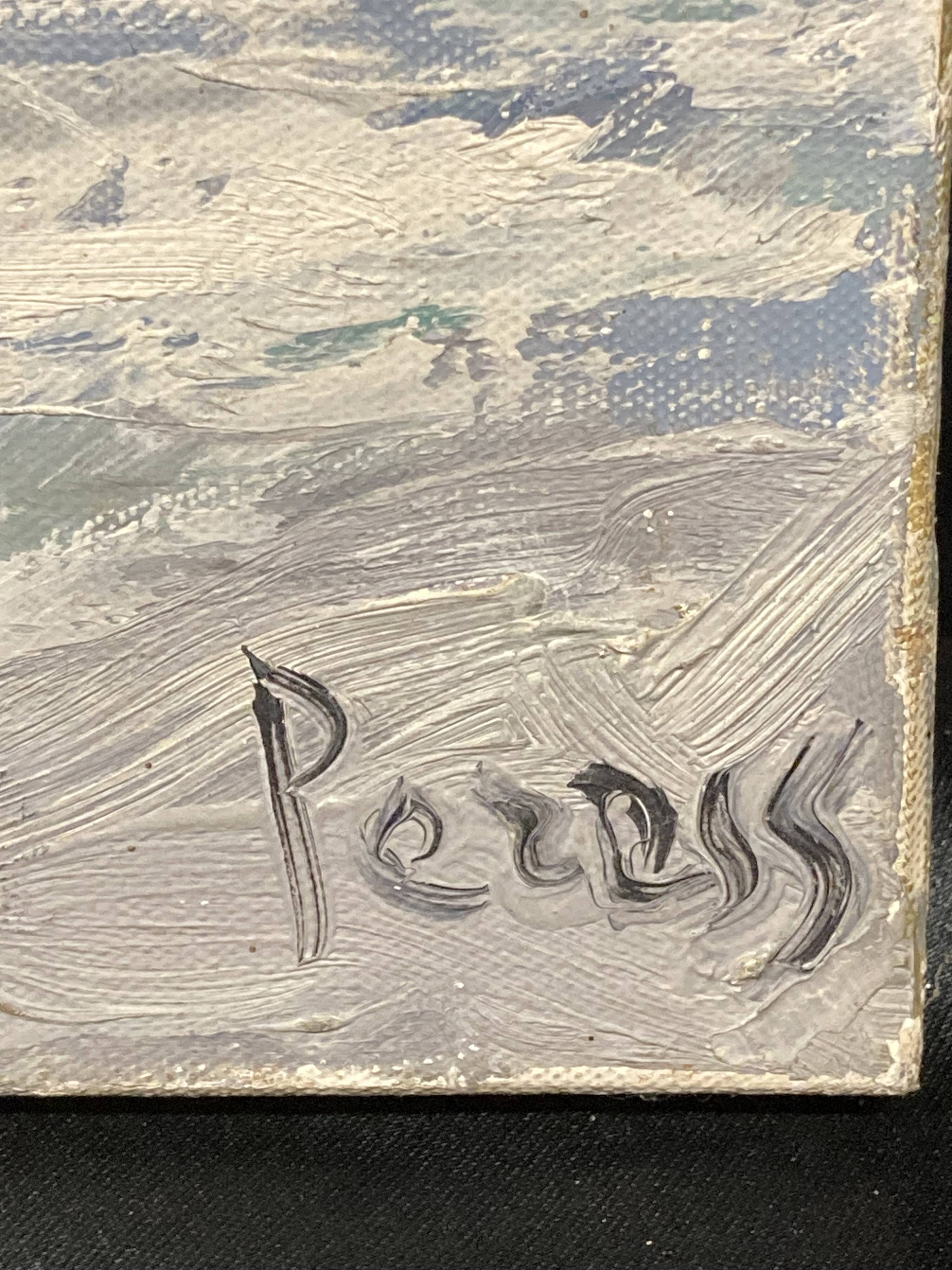 Pierre PERESS (1919-1990) Notre-Dame de Paris, Oil on canvas 1980's