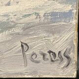 Pierre PERESS (1919-1990) Notre-Dame de Paris, Oil on canvas 1980's