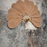 Peacock wall light