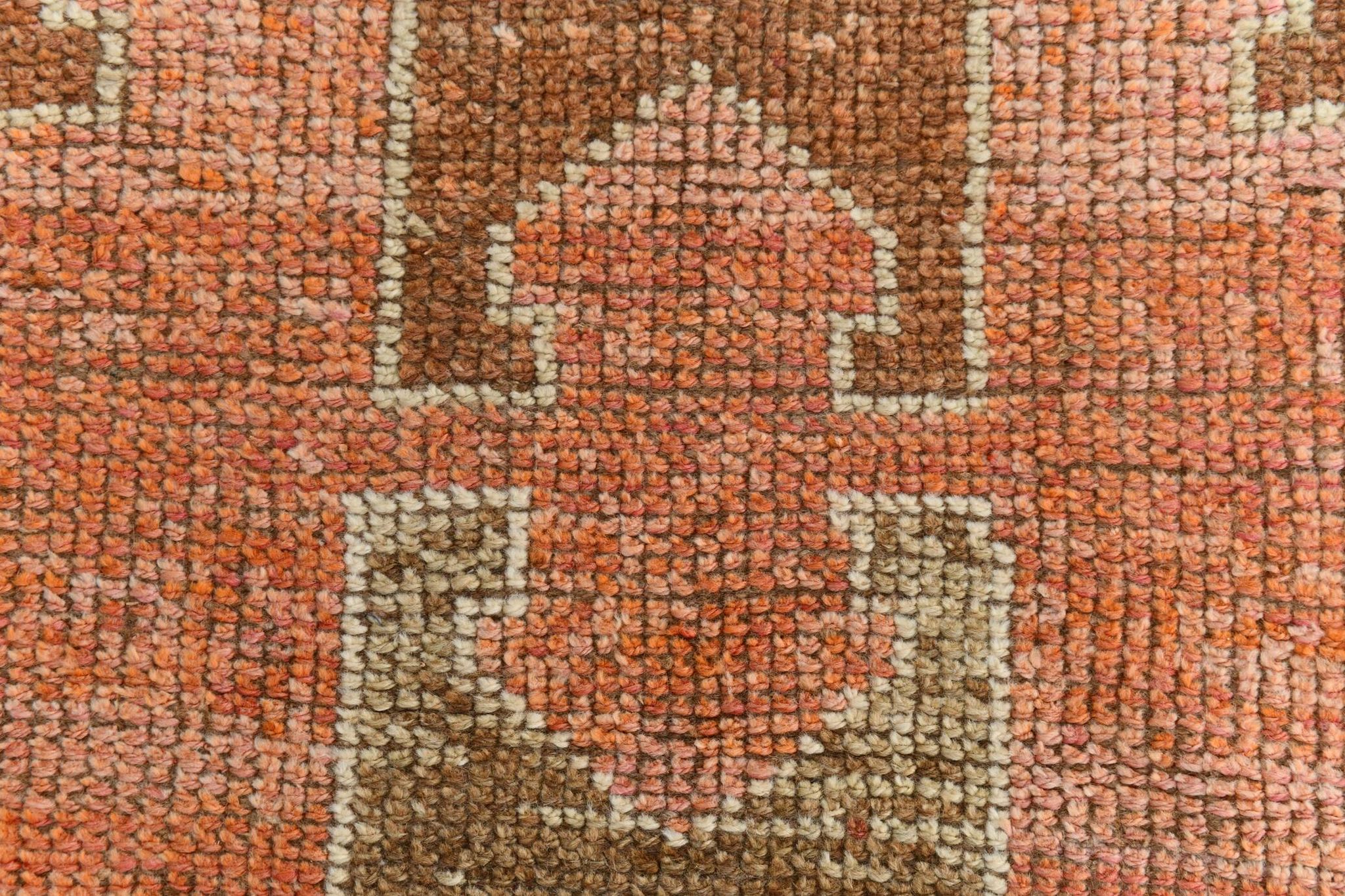 3x11 Colorful Turkish Vintage Runner Rug, 92x328Cm