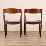 Paire de chaises en teck vintage années 50 conçues par hovmand olsen