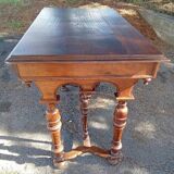 Small table / desk 2 drawers Henri II style