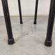 3 vintage black bar stools
