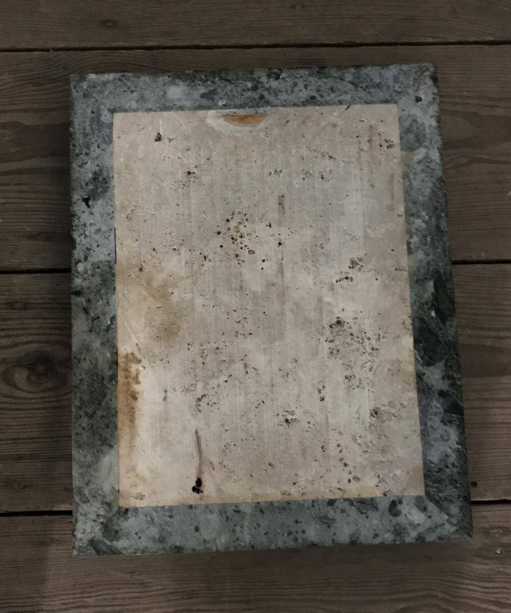 Profil d’un jeune homme dans le goût de l’antique en marbre