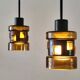 Set of 2 pendant lamps by Victor Bernt for Flygsfors, Sweden, 1960