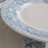 Set of 6 iron earthenware plates