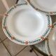 lot of 8 hollow plates Terre de Fer St Amand model "Molière" XXth