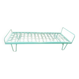 Vintage green metal bed