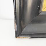 Couple seated at a table in an inn, signed oil on panel, 19th century