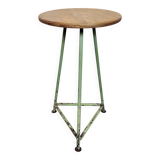 Green Industrial Workshop Stool, 1960s