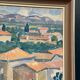Original Swedish Oil on Canvas – “Bourg St Andeol, France” by Evert H. Duhan – Dated 1947 – Vintage & Framed
