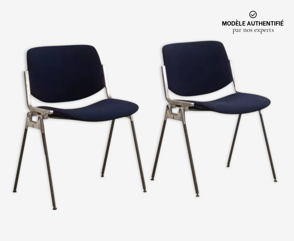 Lot de 2 chaises Castelli, modèle DSC106, design par Giancarlo Piretti, since 1970