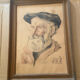 Vintage portrait drawing