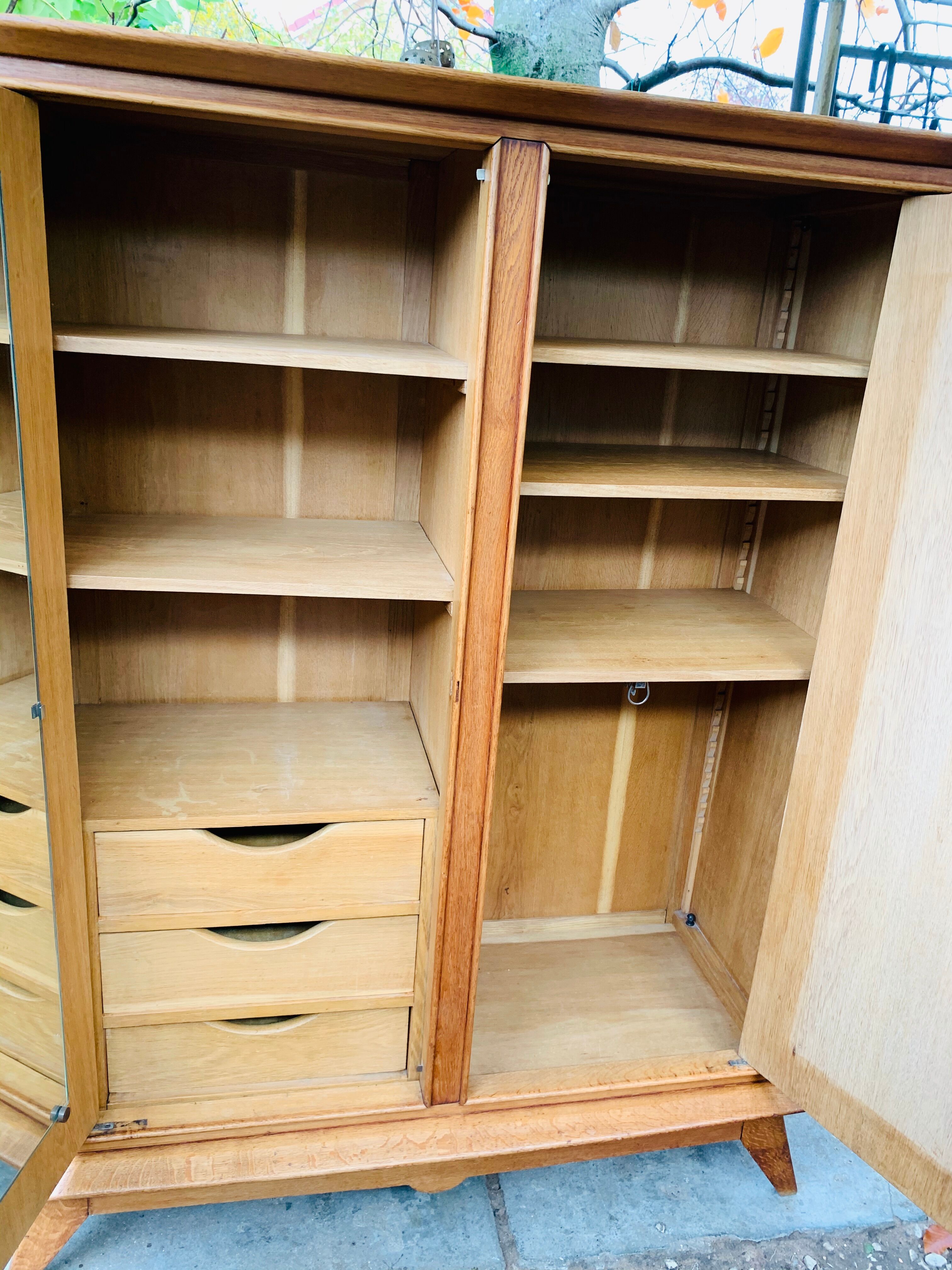 1950 compass foot cabinet