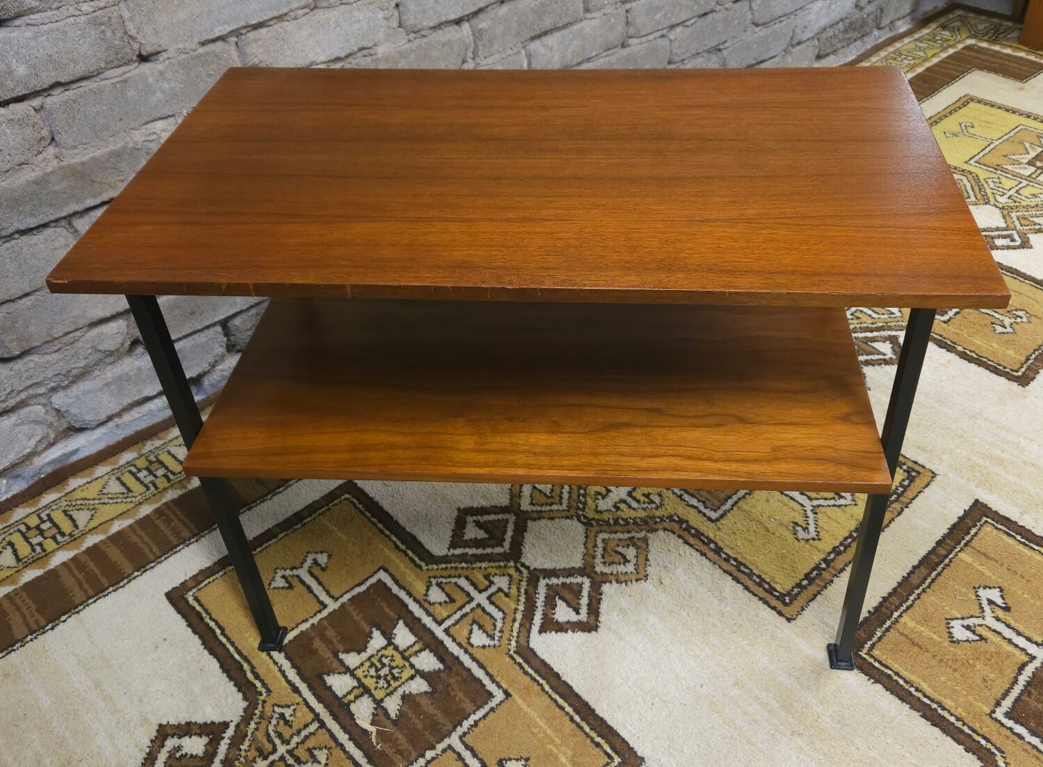 Small teak side table Jese Möbel 1960s vintage