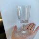Set of 6 crystal wine glasses engraved early twentieth century