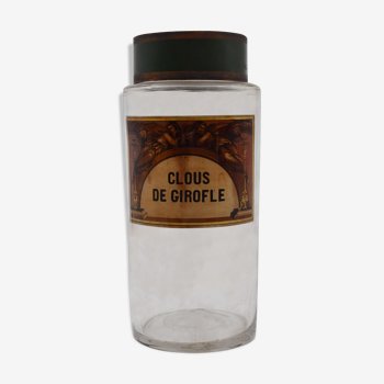 Bottle of ancient aphoticaria Cloves