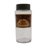 Bottle of ancient aphoticaria Cloves