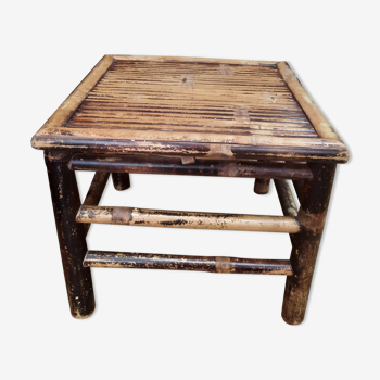 Table en bambou vintage