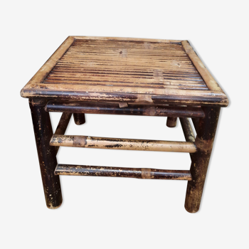 Vintage bamboo table