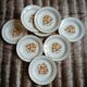 12 antique deep plates "Capri"