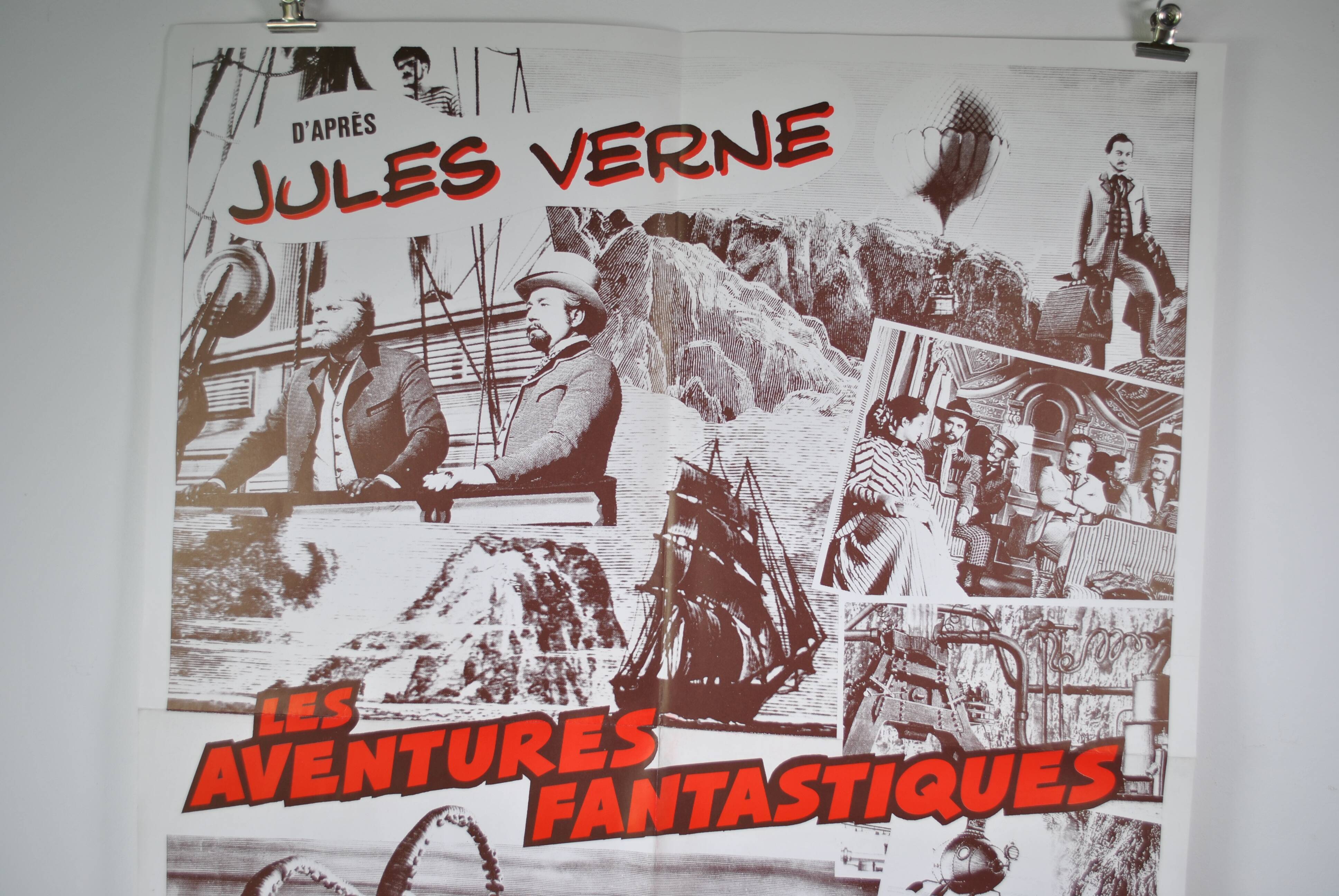 Poster film Les aventures Fantastiques after Jules Verne