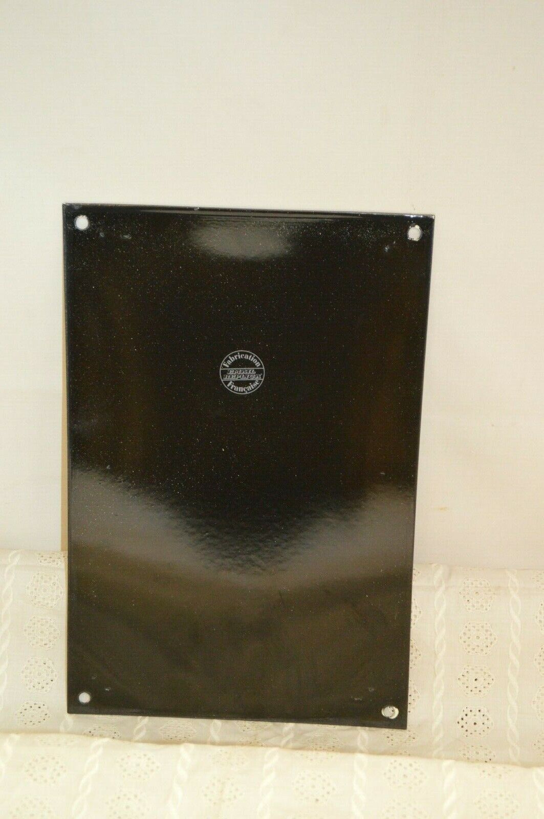 Cacolac enamel plate