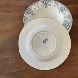 Six old K&G Lunéville hollow plates