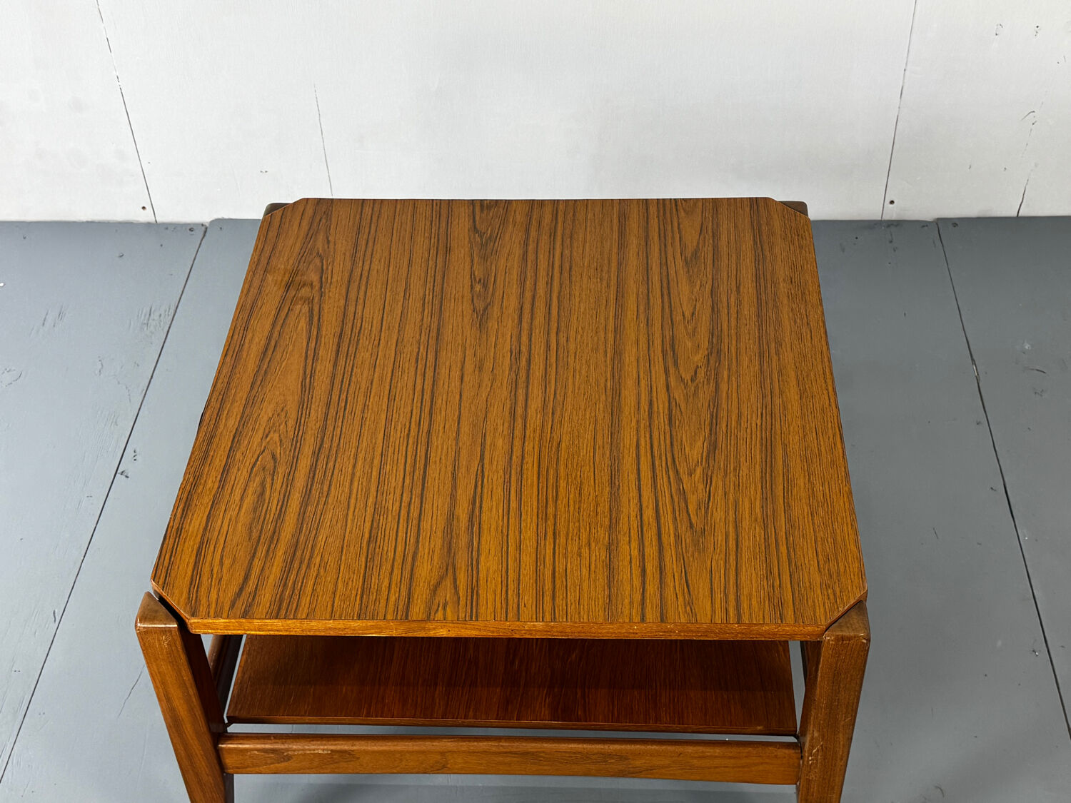 Scandinavian Danish Teak & Formica Coffee Table, 1960s