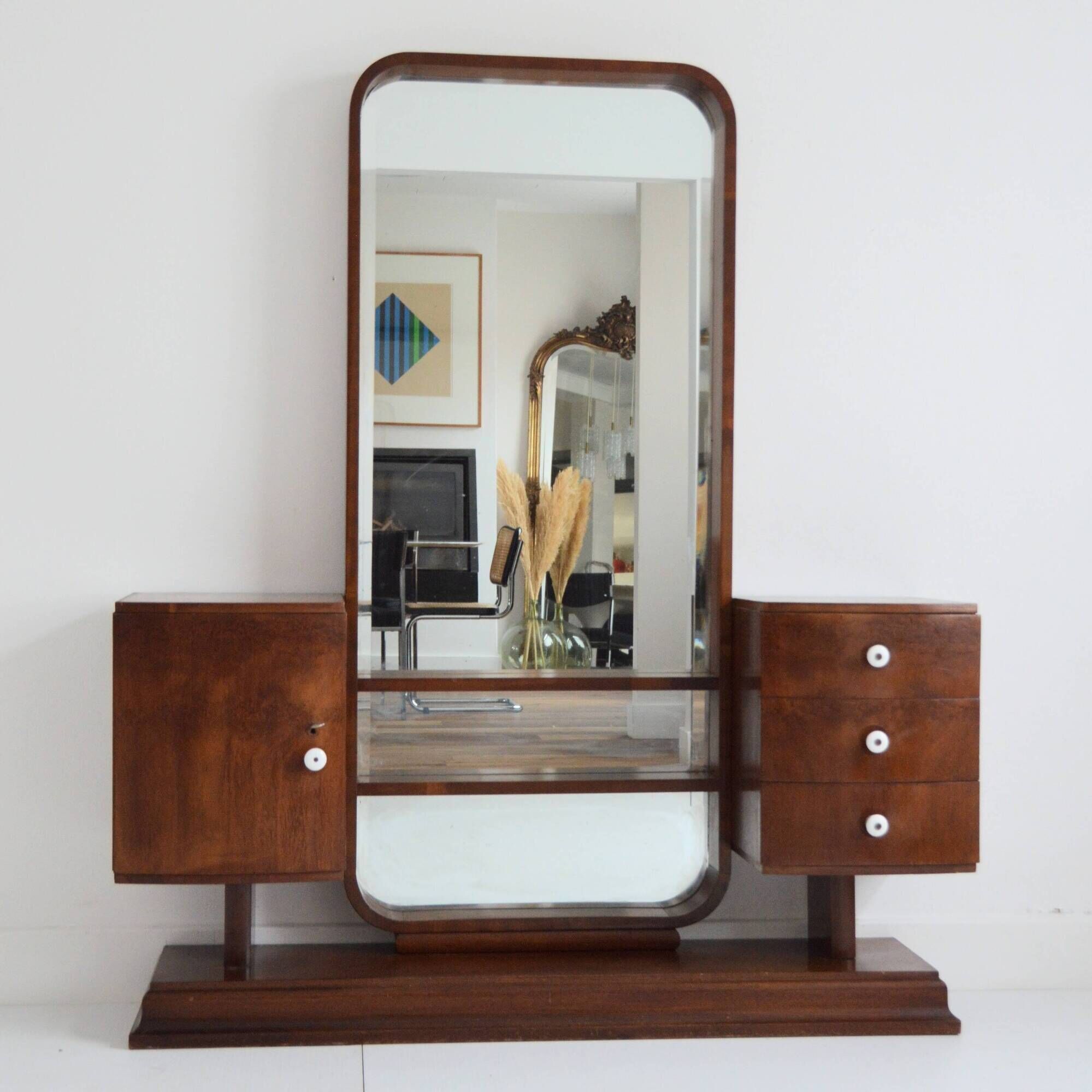 Hairdresser, Art Deco entrance furniture 1930