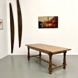 Oak and cherry table – 1970s