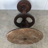 Vinatge solid wood bar top stool