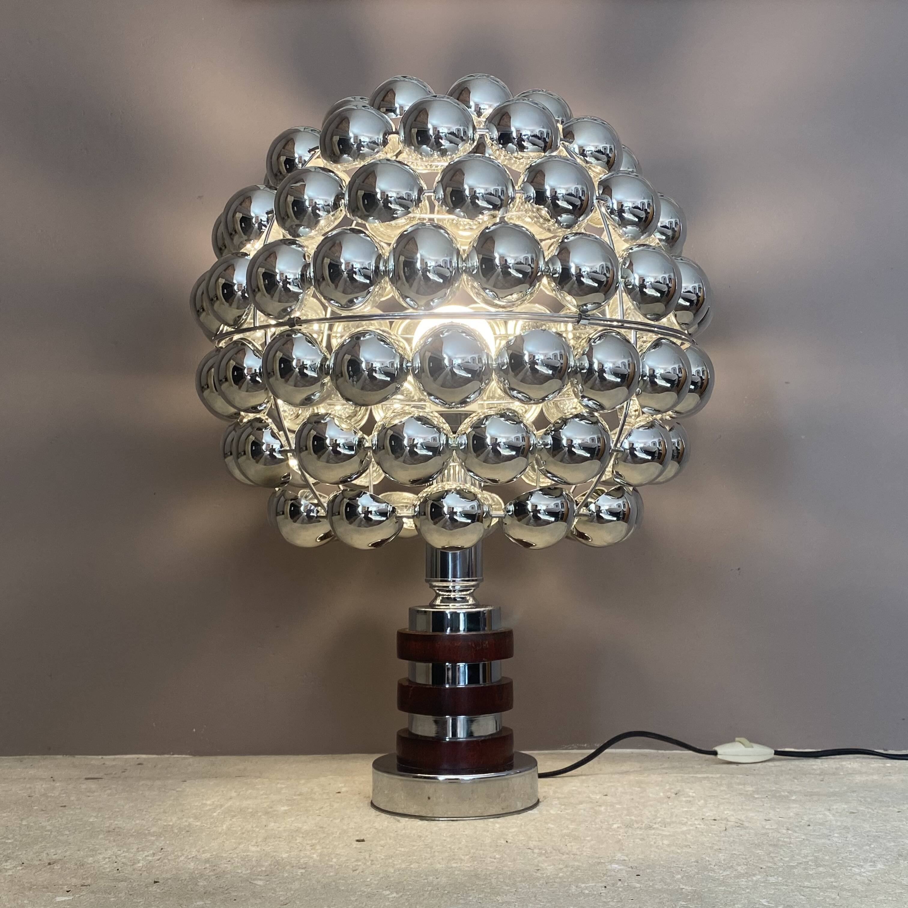 Sputnik lamp. 1970. Space age.