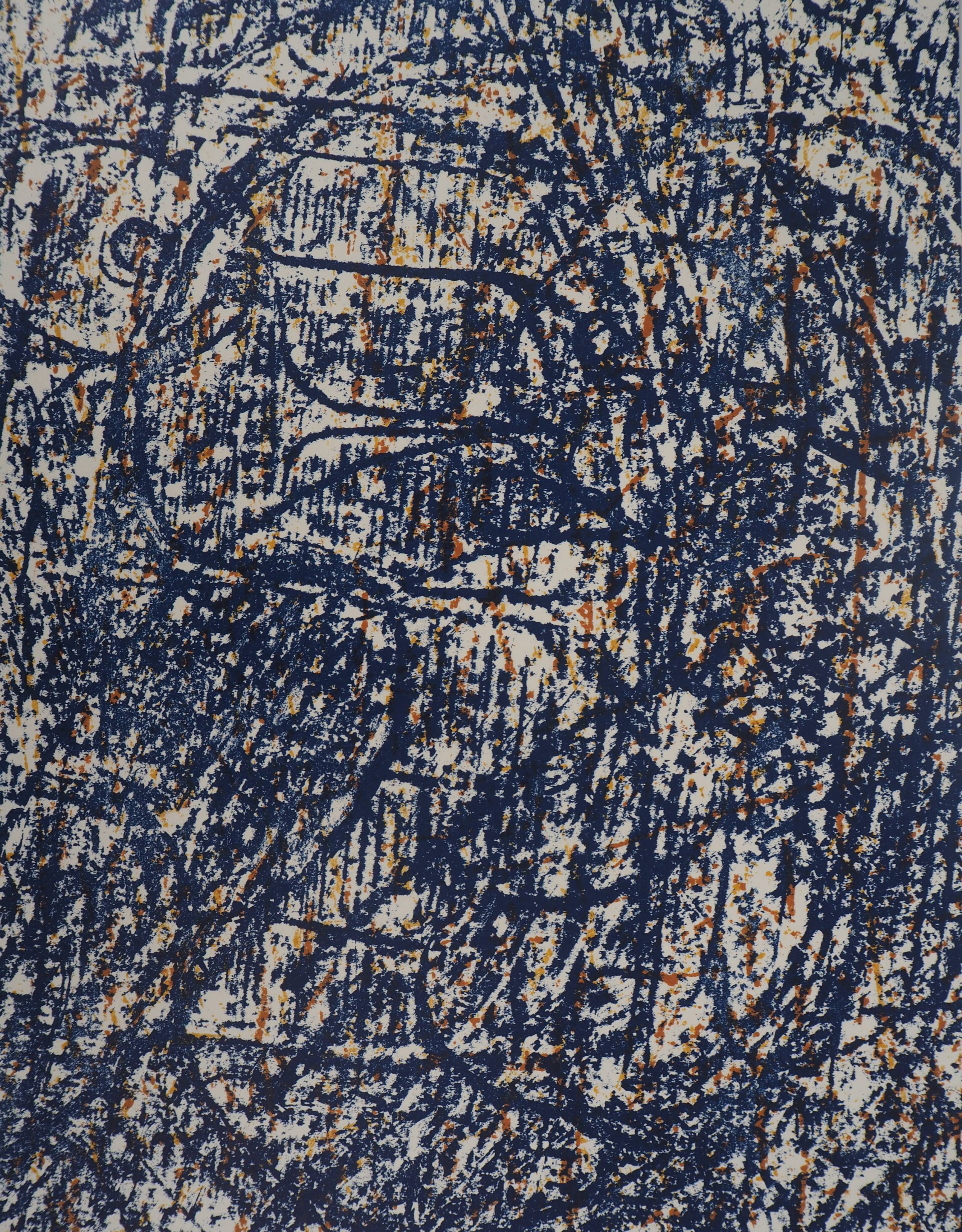 Max ernst: the blue birds - original lithograph