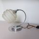 art deco table lamp with white opaline glass 231137
