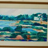"Mediteranean Landscape" by Kersti Flyckt