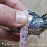 Ancienne salière en argent 800