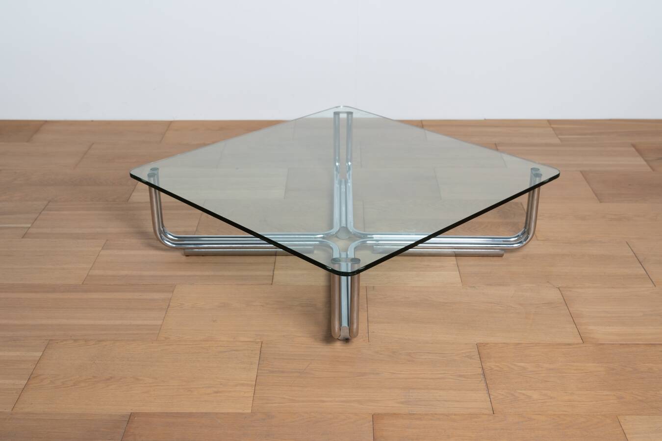 Table basse en verre 100x100x30